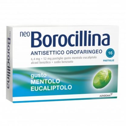 NeoBorocillina 16 Menthol Eucalyptol таблетки