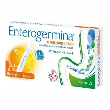 Энтерогермина Oral Solution 10 Vials 4 мл 5 мл