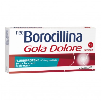 NeoBorocillin Throat Pain 16 леденцов без сахара