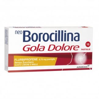 NeoBorocillin Throat Pain 16 лимонных таблеток и амп.