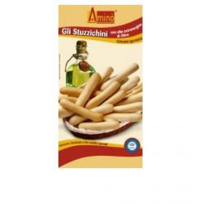 Амино Stuzzichini Breadsticks Aproteici Оливковое масло первого отжима 150 г
