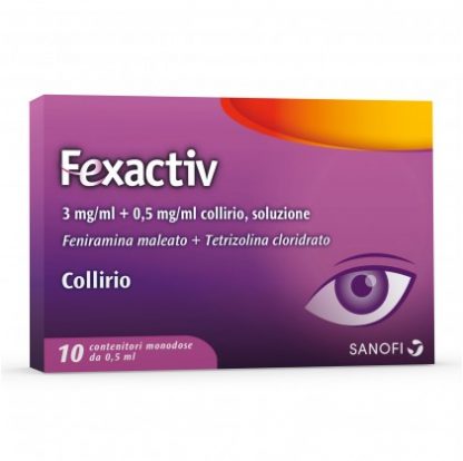 Fexactiv Eye Drops 10 флаконов 0,5 мл