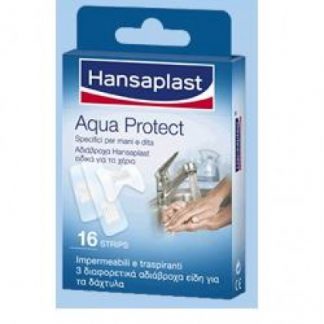 Hansaplast Aqua Protect Hands Fingers 16 шт.