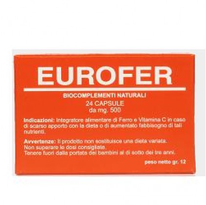EUROFER Biocompl 24 Cps 500 мг