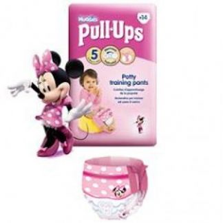 HUGG.P-Ups Girl S 8-15 кг 16 шт.