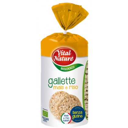 VITAL'NATURE Кукурузные лепешки135гр.