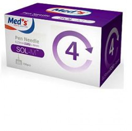 ИГЛА РУЧКА 31г 6мм 100шт MEDS
