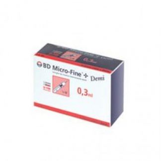 Шприцы инсулиновые 0,3 мл Деми 30 г 30 шт BD MicroFine