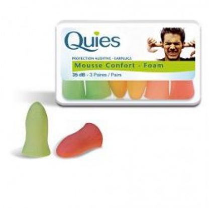 Пена для ушей QUIES, 3 пары