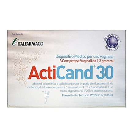 Acticand 30 8crp вагинальные