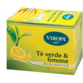 Органический зеленый чай с лимоном Viropa