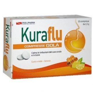Kuraflu Throat Lemon Honey 20 таблеток
