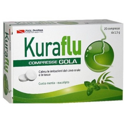 Kuraflu Throat Eucalyptus 20 таблеток