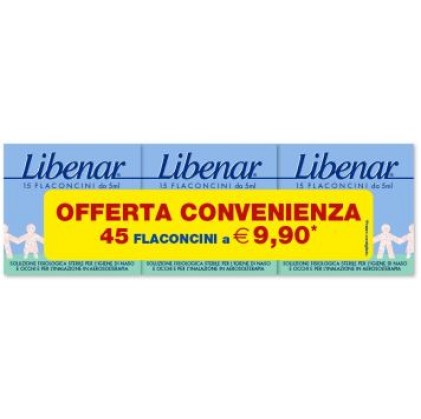 Libenar 15 изотонических флаконов по 5 мл 3 штуки