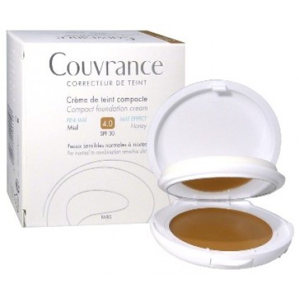 Couvrance Тонирующий компактный крем безмасляный мед 4 10 г Avene