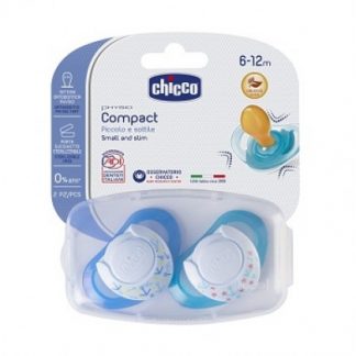 Chicco Succhicco Compact Silicone Boy 6-12м 2 Пецци