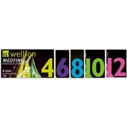 WELLION MEDFINE 4 32G 100шт.