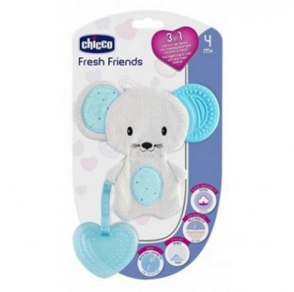 Chicco Teether Friends Blue 4 мес. +
