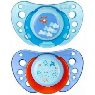 Chicco Succhicco Air Caucciu 'Мальчик 6-12 м 2 шт.