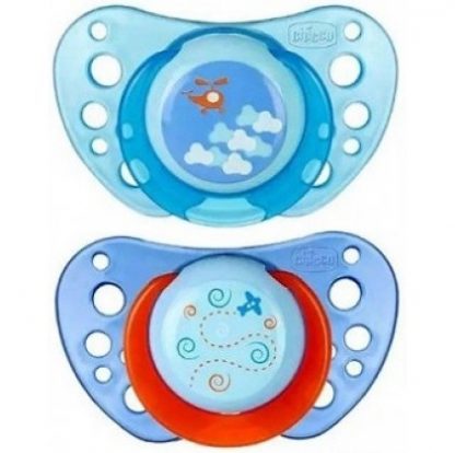 Chicco Succhicco Air Caucciu 'Мальчик 6-12 м 2 шт.