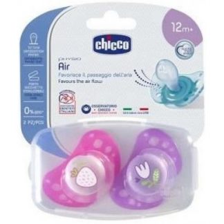 Chicco Succhicco Air Silicone Girl 12 мес. + 2 чел.
