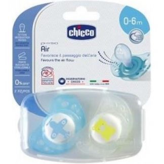 Chicco Succhicco Air Silicone Girl 0-6 мес. + 2 чел.