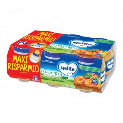 Меллин Омогенеиззато Фрутта Миста6x100г