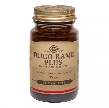 Solgar Oligo Rame Plus 100 таволет