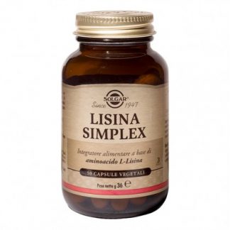 Solgar Lisina Simplex 50 капсул с овощами