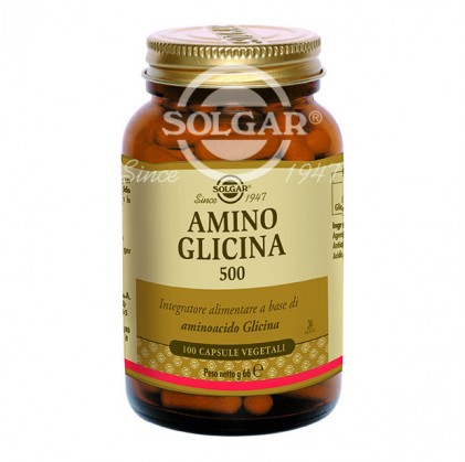 Solgar Amino Glycine 500 100 вегетарианских капсул
