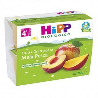 HIPP Bio Mer. Яблоко / Персик 4x100 г