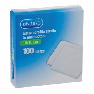 ALVITA GAUZE IDROF 10X10CM 100PZ