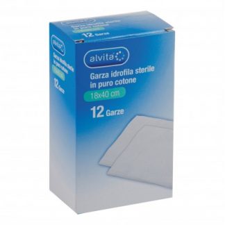 ALVITA GAUZE IDROF 18X40CM 12 ШТ.