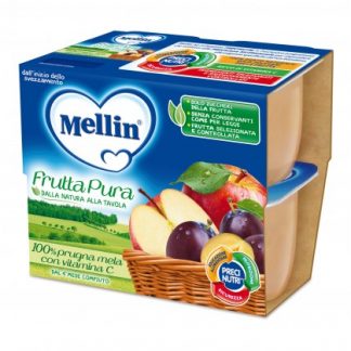 Меллин Фрутта Пура Пругна Мела 4x100г