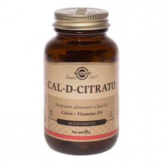 Solgar Cal D Citrate 60 таволет