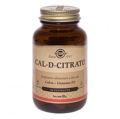 Solgar Cal D Citrate 60 таволет