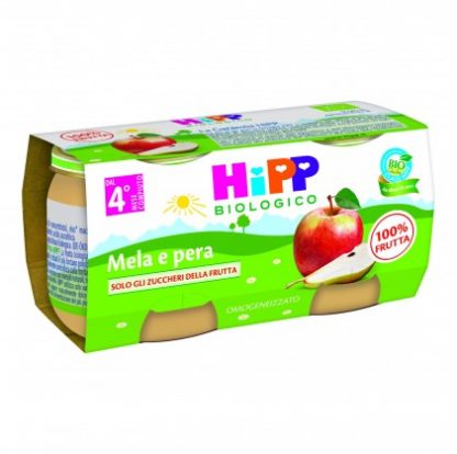 OMO HIPP Bio Apple Pear 2x80гр.