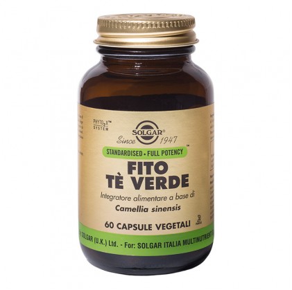 Solgar Fito Te Verde 60 вегетарианских капсул