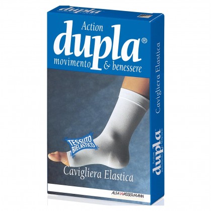 DUPLA Ankle Elast White M