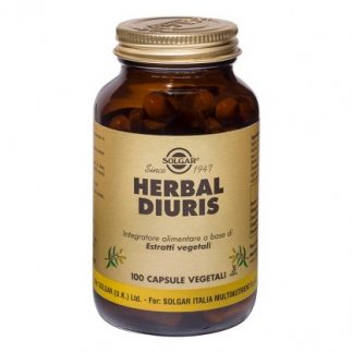 Solgar Herbal Diuris 100 вегетарианских капсул