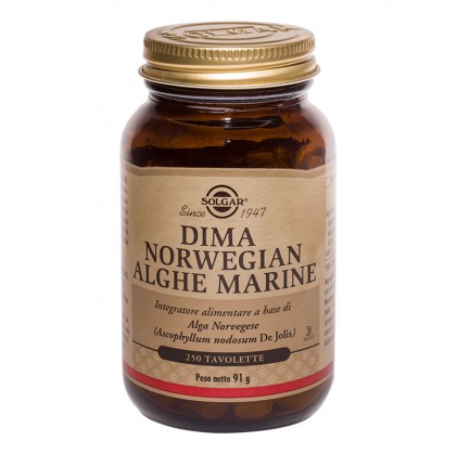 Solgar Дима Норвежские водоросли 250 таволет