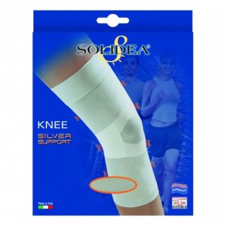 Серебряная подставка Коленный бандаж, белый 4 - XL