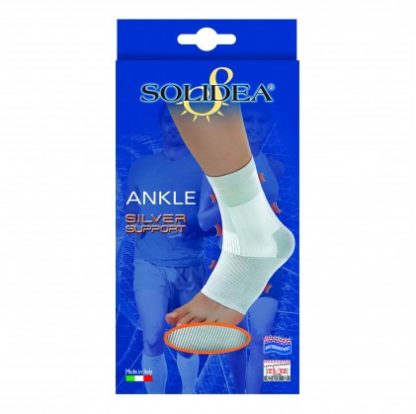 Серебряная поддержка Anklet Black 1 - S