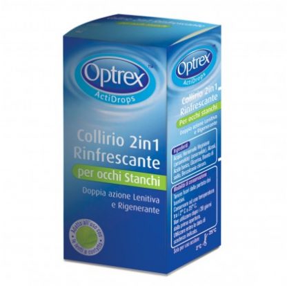 Optrex Actidrops Глазные капли 2 в 1 Ринфресканте