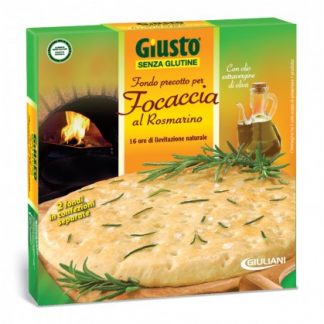 Giusto Gluten Free Fondi Focaccia Rosemary 280гр