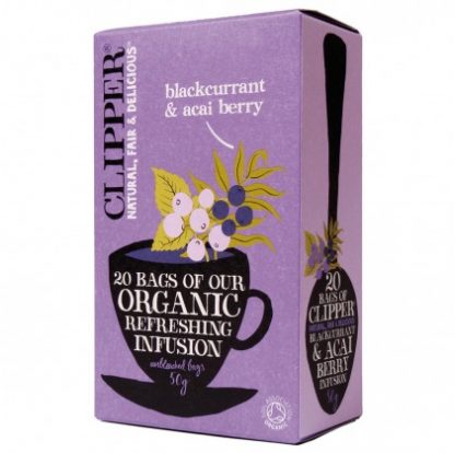 CLIPPER Blackcurrant Infusion 20 фильтров