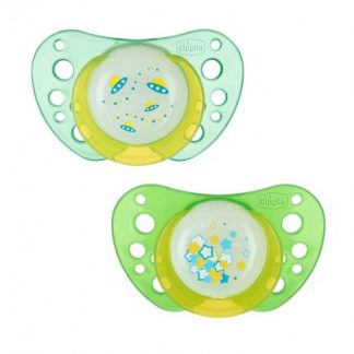 Chicco Succhicco Air Luminous Silicone 0+ 2 Пецци