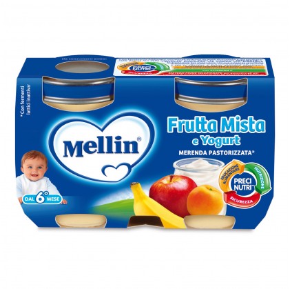 Йогурт Mellin Mixed Fruit Snack 2x120г