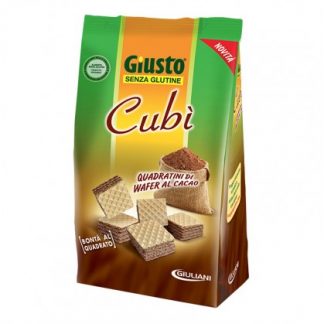 Вафли Giusto Gluten Free Cubes 'Wafer Cocoa 175гр