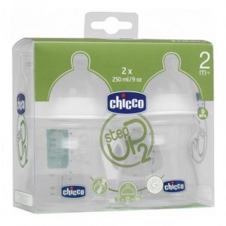 Chicco Biberon StepUp New Medium Flow 250 мл 2 мес. +